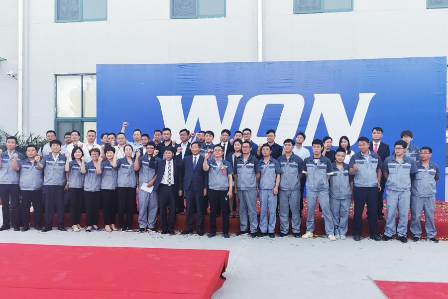 WON直線(xiàn)導軌工廠(chǎng)山東威海工廠(chǎng)開(kāi)業(yè)及2019中韓（威海）機器人產(chǎn)業(yè)合作大會(huì )威海南海新區舉行